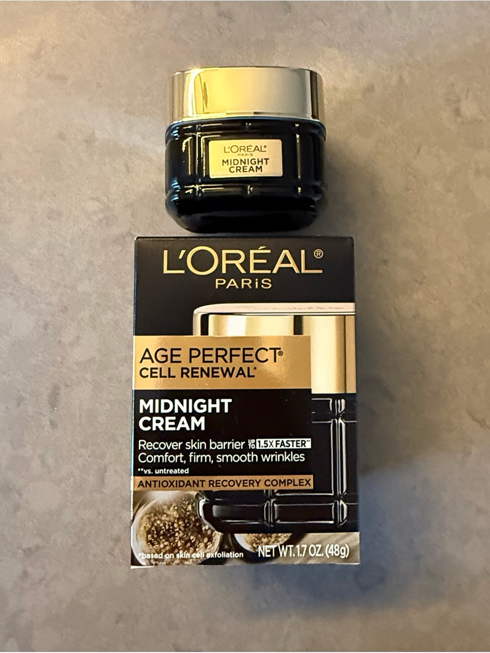 L'Oreal Paris Age Perfect Cell Renewal Midnight Cream w/ Antioxidants 1.7 oz
